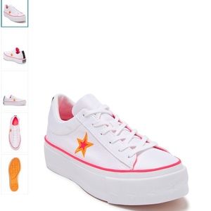 converse one star platform pelle converse one star platform pelle